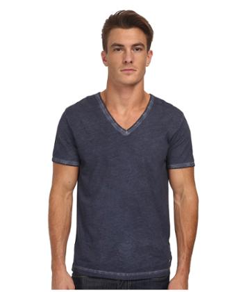 Boss Orange Toulouse Fashion Fit Garment Dyed Jersey V-neck Tee
