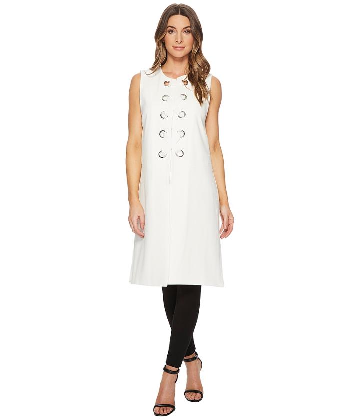 Catherine Catherine Malandrino - Ennio Midi Length Sleeveless Grommet Vest