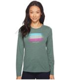 Life Is Good - Optimistic Leaf Long Sleeve Cool Tee