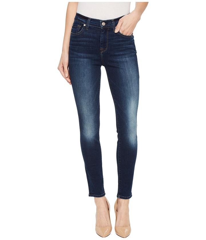 7 For All Mankind - The High-waist Ankle Skinny In Moreno