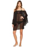 Bleu Rod Beattie - Gypset Off The Shoulder Peasant Sleeve Dress Cover-up