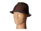 Carlos By Carlos Santana Wool Felt Fedora W/ Contrast Stitched Brim