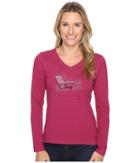 Life Is Good - Positive Altitude Adirondack Long Sleeve Crusher Vee