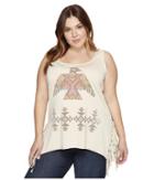 Roper - Plus Size 0943 Poly Spandex Fringed Tank Top