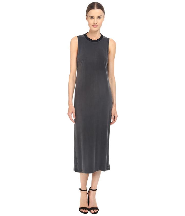 The Kooples - Cupro Jersey Rib Dress