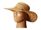 Lauren Ralph Lauren - Paper Straw Open Weave Tassel Beach Hat