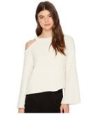 1.state - Bell Sleeve Sweater With Shoulder Cut Out