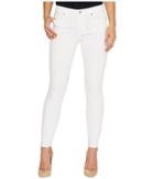 7 For All Mankind - The Skinny W/ Step Hem In Clean White