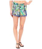 Trina Turk - Nomad Paisley Shorts Cover-up