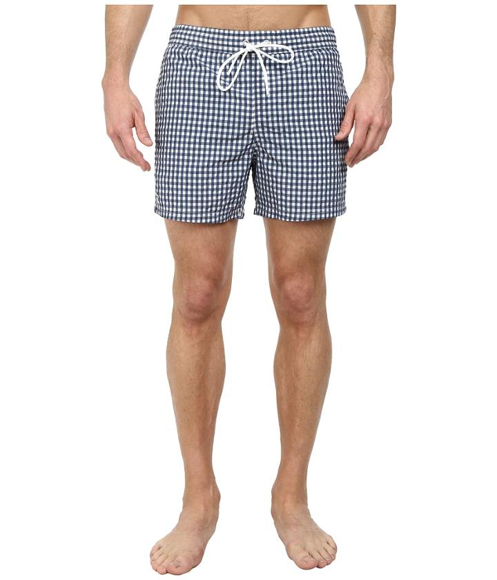 Lacoste - Taffeta Gingham Swim Short 5
