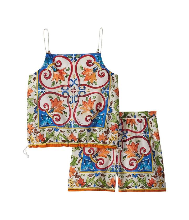 Dolce &amp; Gabbana Kids - Dress No Sleeve+pants