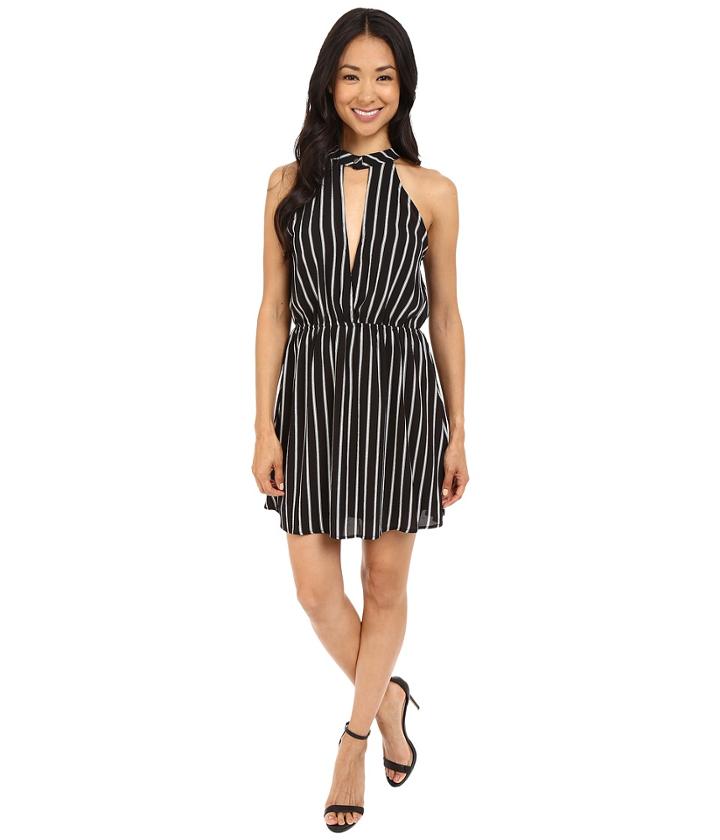 Brigitte Bailey - Sharna Striped Overlay Dress