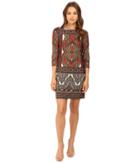 Christin Michaels - Katy Paisley Printed Dress