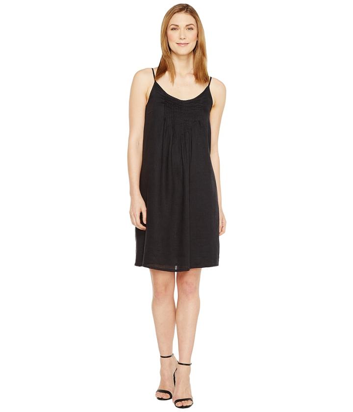 Two By Vince Camuto - Linen Pintuck Swing Dress