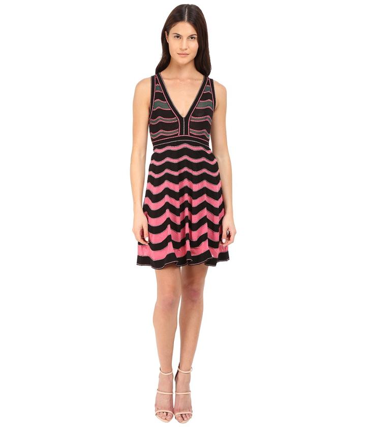 M Missoni - Ripple Stitch V-neck Dress