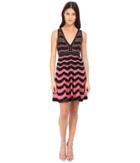 M Missoni - Ripple Stitch V-neck Dress