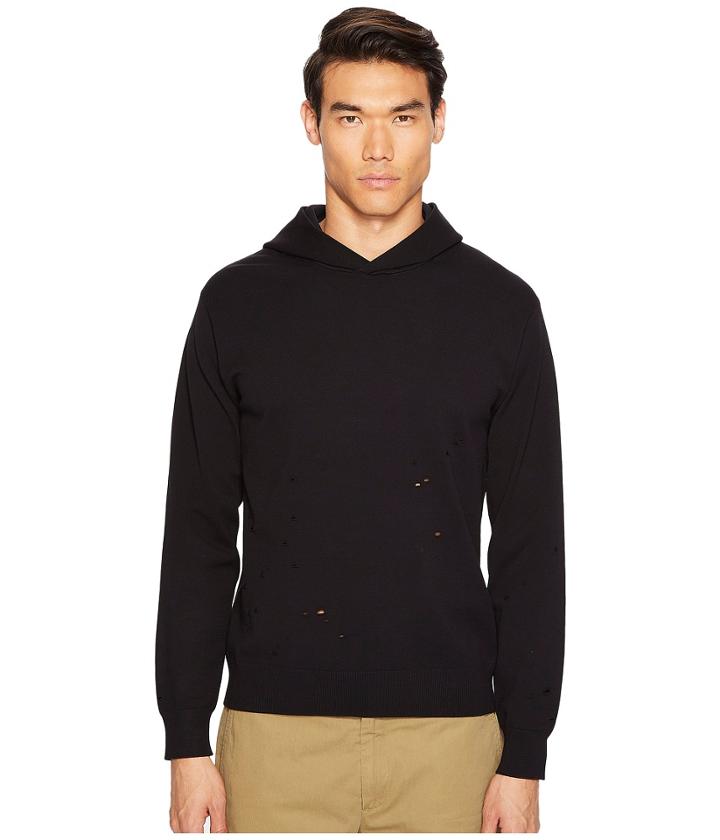 Vince - Distressed Long Sleeve Hoodie