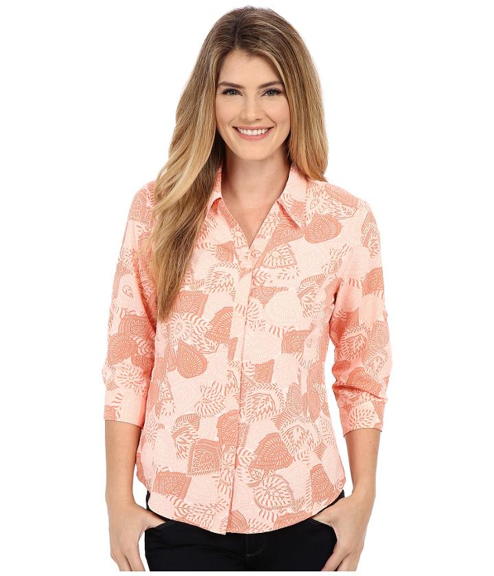 Royal Robbins - Expedition Stretch 3/4 Sleeve Print Top