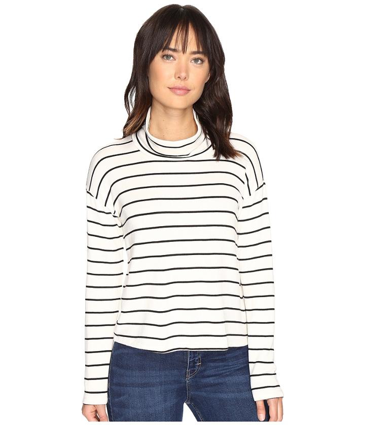 Splendid - Dune Stripe Crop Turtleneck