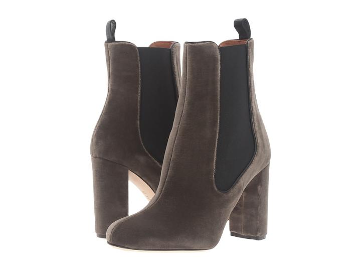 M Missoni - Leather Ankle Boots With Back Zipper