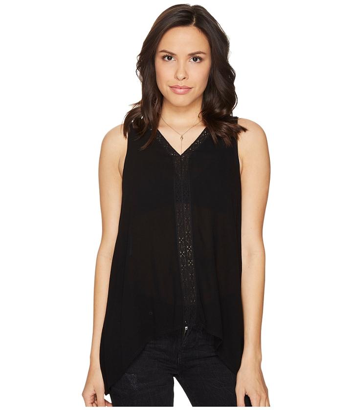 Jack By Bb Dakota - Selenium Rayon Crepe Ribbon Trim Tank Top