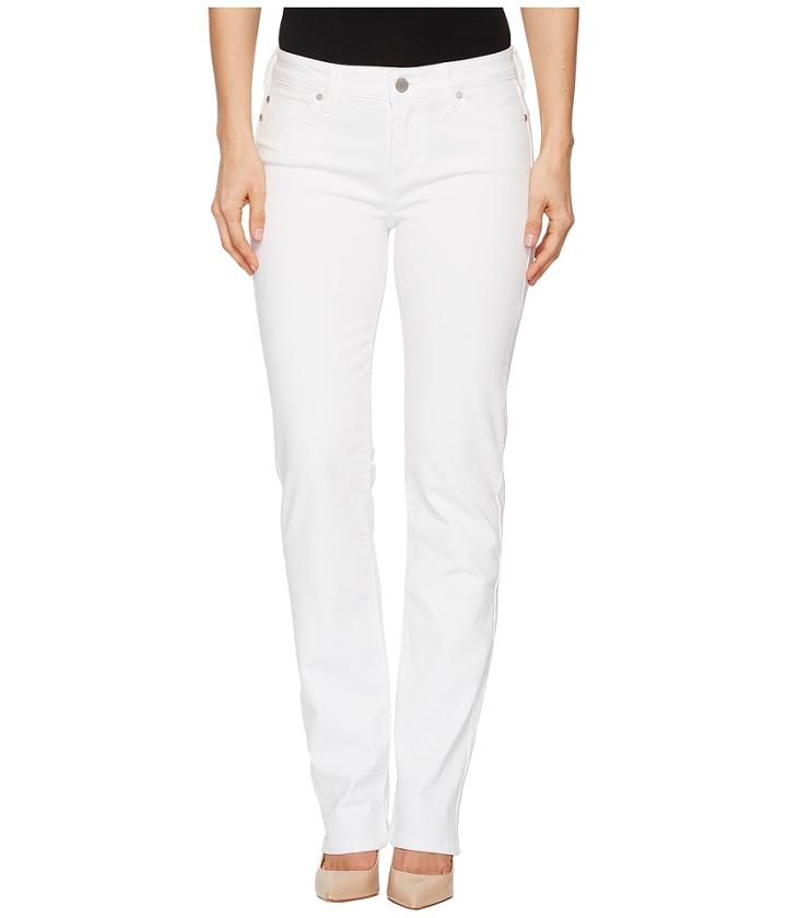 Liverpool - Sadie Straight Vintage Slub Stretch Twill Jeans In Bright White