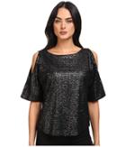 Splendid - Sequins Cold Shoulder Top