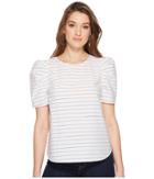 1.state - Short Sleeve Puff Sleeve Top