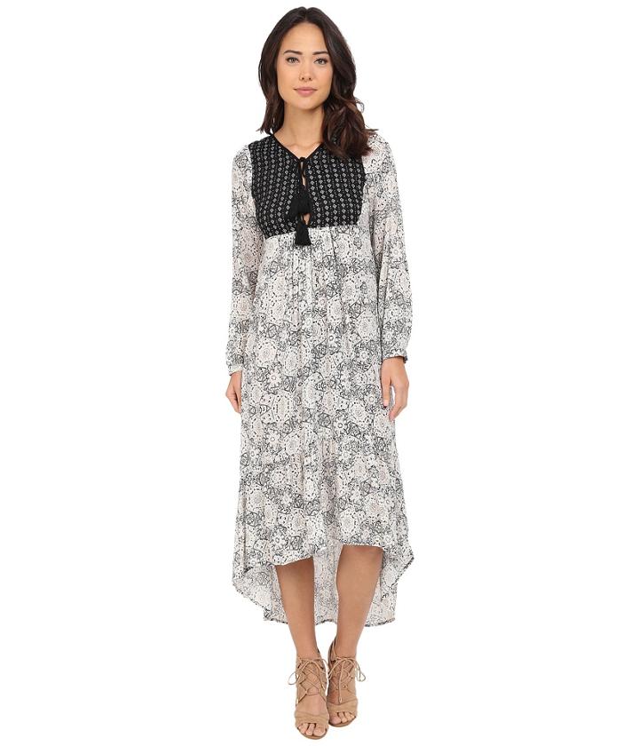 Brigitte Bailey - Evelyn Printed Maxi Dress With Tassels