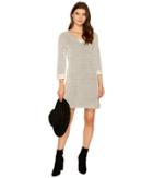 Jack By Bb Dakota - Aleko Herringbone French Terry Dress