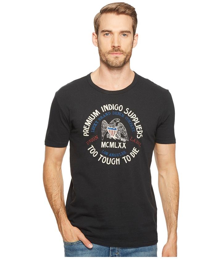 Lucky Brand - Eagle Logo Graphic Tee