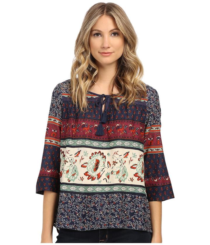 Roxy - Gypsy Breeze Woven Peasant Top