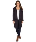 Mod-o-doc - Signature Waffle Open Front Hooded Duster Cardigan