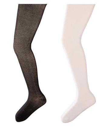Jefferies Socks - Seamless Organic Cotton Tights 2-pack