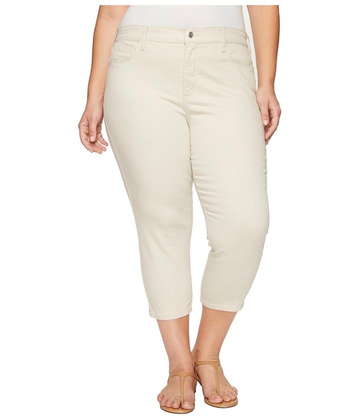 Nydj Plus Size - Plus Size Alina Capris In Clay