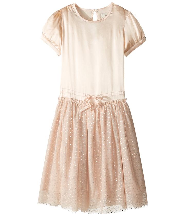Stella Mccartney Kids - Viva Silky Feel Dress With Tulle Skirt