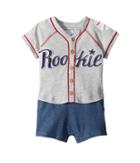 Mud Pie - Baseball Raglan One-piece Crawler