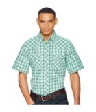 Wrangler - Short Sleeve 20x Competition Ac Shirt Plaid