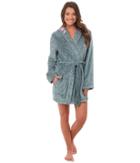Jane &amp; Bleecker - Two-tone Plush Flannel Robe 3541069