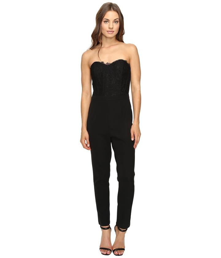 Adelyn Rae - Jumpsuit With Lace Bodice