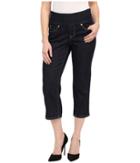 Jag Jeans Petite - Petite Echo Crop In Dark Shadow Comfort Denim