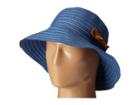 San Diego Hat Company - Rbm5557 Ribbon Sun Hat With Braided Fauxe Suede Snap Closure