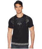 Versace Collection - Beaded/leather Applique Armour Detail T-shirt
