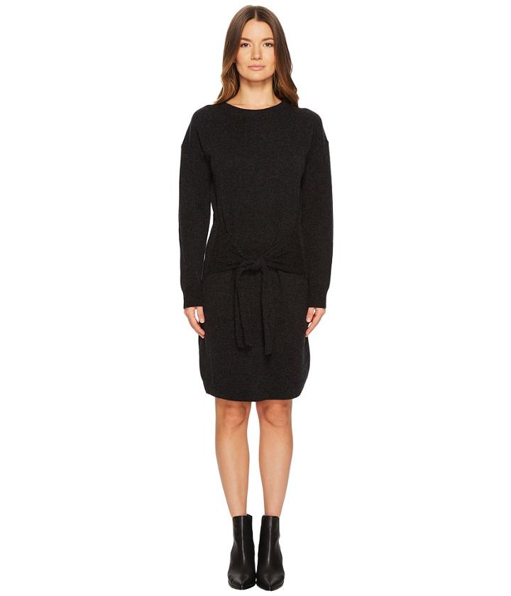Vince - Long Sleeve Tie Waist Dress