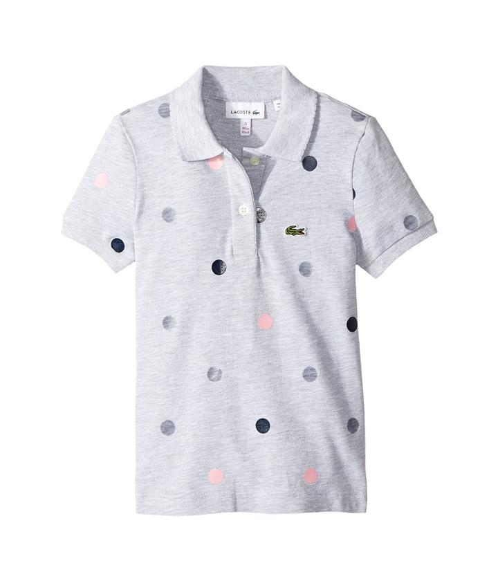 Lacoste Kids - Short Sleeve Polka Dot Polo
