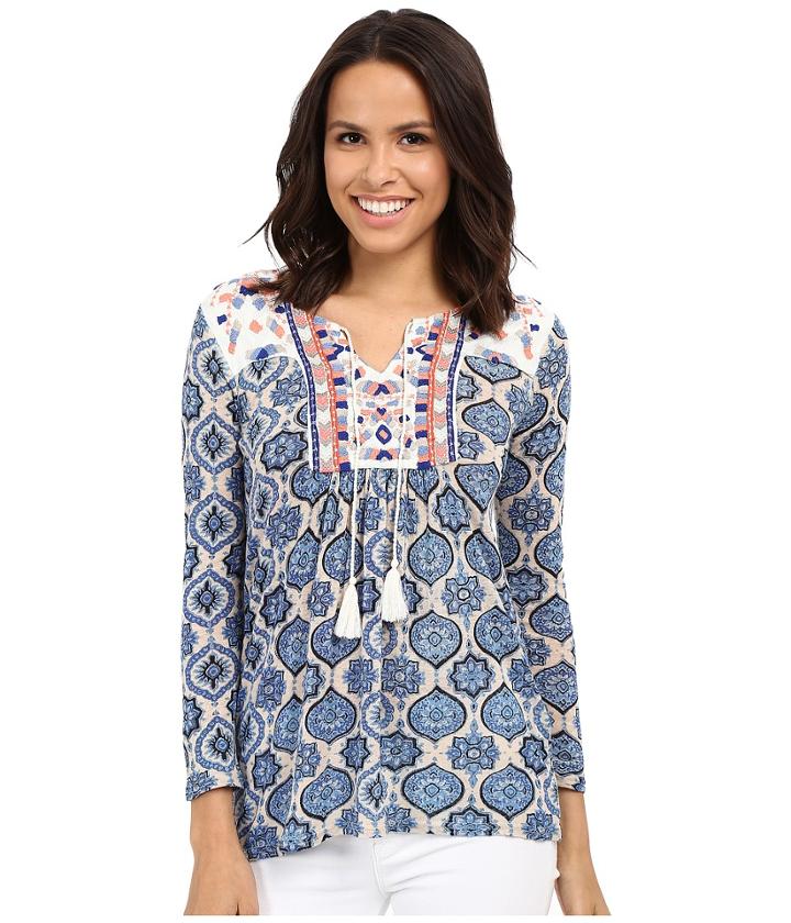 Lucky Brand - Block Print Top