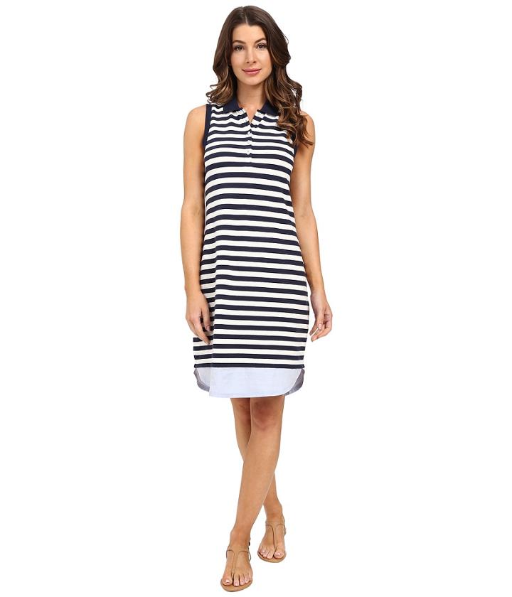 Tommy Bahama - Paradise Stripe Sleeveless Polo Dress