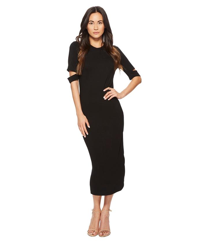 American Rose - Quinn Luxe French Terry Midi Dress