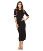 American Rose - Quinn Luxe French Terry Midi Dress