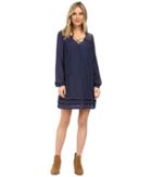 Brigitte Bailey - Sigrid Long Sleeve Dress With Lace Detail